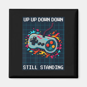 Retro-Gamer-Design für Männer, die seit 8- noch st Magnet