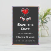 Retro Gamer Gaming Liebhaber Geek Funny Nerdy Simp Save The Date (Stehend Vorderseite)