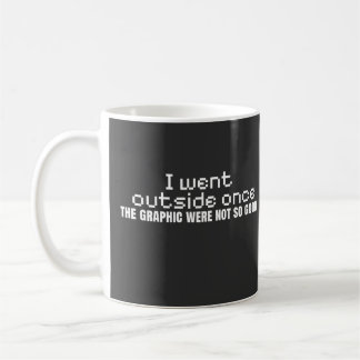 Retro-Gamer-Grafik-Witz-Pixel-Zitat Kaffeetasse