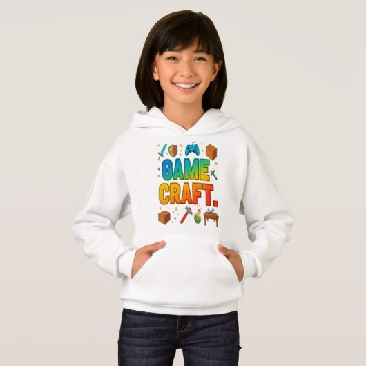 Retro-Gamer-Hoodie Hoodie (Vorne ganz)
