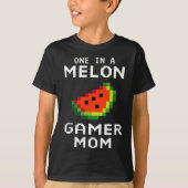 Retro Gamer Mama Gift - Funny Watermelone T-Shirt (Vorderseite)