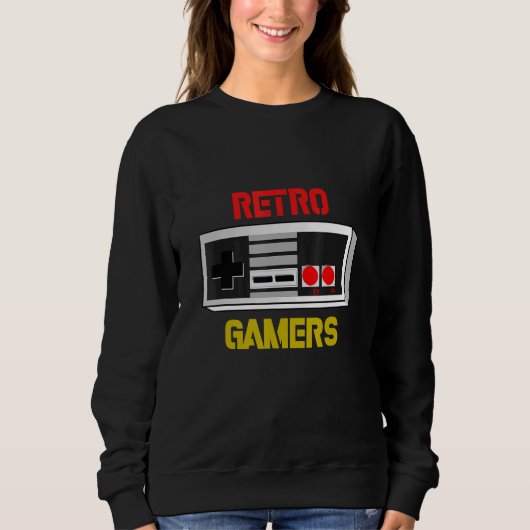 Retro-Gamer Sweatshirt (Vorderseite)