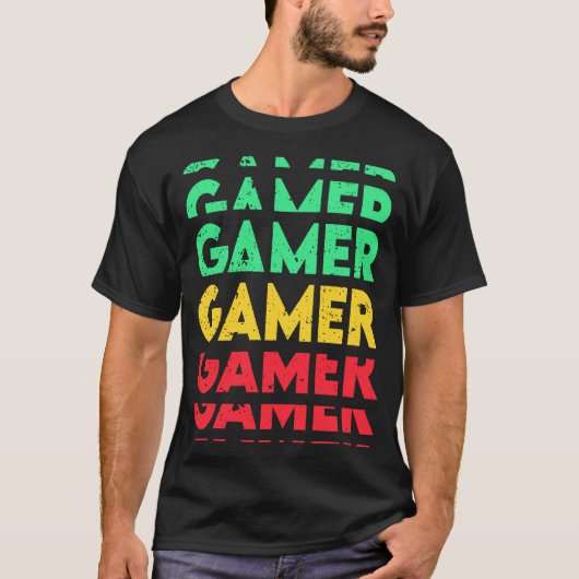 Retro Gamer T-Shirt (Vorderseite)
