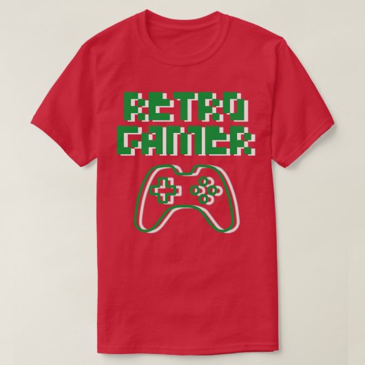 Retro Gamer T-Shirt (Design vorne)