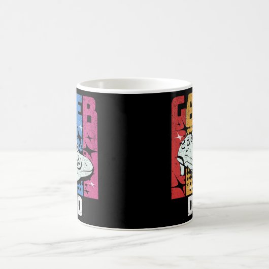 Retro Gamer Vater Kaffeetasse (Mittel)