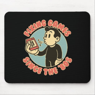 Retro-Gamer Vintage-Controller Gaming Männer Fraue Mousepad