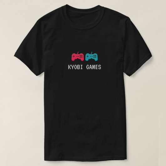 Retro Gamer's Delight - KYOB! GAMES Classic T-Shirt (Design vorne)