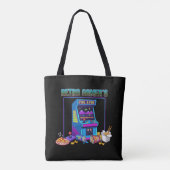 Retro Gamers Fuel & Fun | 8-Bit-Pixel-Arcade Tasche (Rückseite)