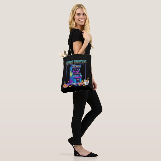 Retro Gamers Fuel & Fun | 8-Bit-Pixel-Arcade Tasche (Am Model)