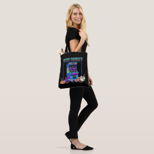 Retro Gamer's Fuel & Fun   8-Bit Pixel Art Arcade Tasche