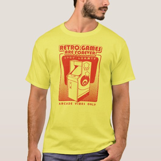 Retro Games Are Forever T-Shirt (Vorderseite)