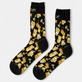 Retro-Games-Muster-Socken Socken (Linkes Detail)