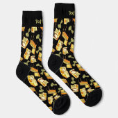 Retro-Games-Muster-Socken Socken (Rechts)