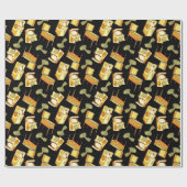 Retro Games Pattern Geschenkpapier (Flach)