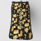 Retro Games Pattern Golf Head Cover Headcover (Rotieren 90)