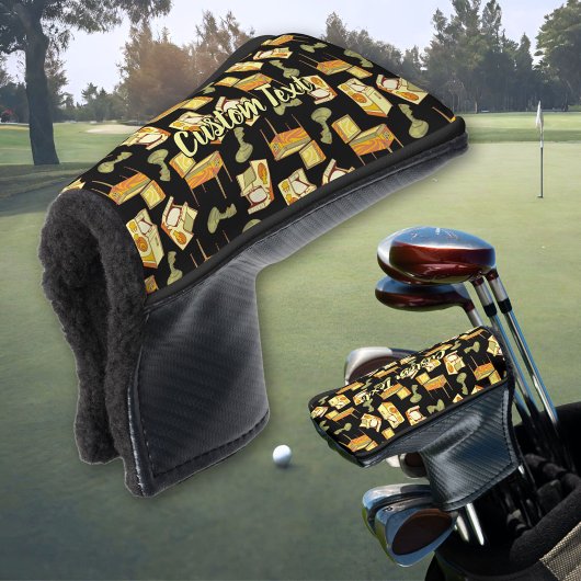 Retro Games Pattern Golf Head Cover Headcover