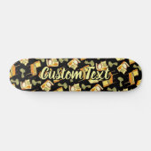 Retro Games Pattern Skateboard (Horizontal)