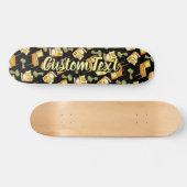 Retro Games Pattern Skateboard (Horizontal)
