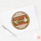 Retro Games Runder Aufkleber (Umschlag)