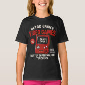  Retro games video games teaching english since  T-Shirt (Vorderseite)