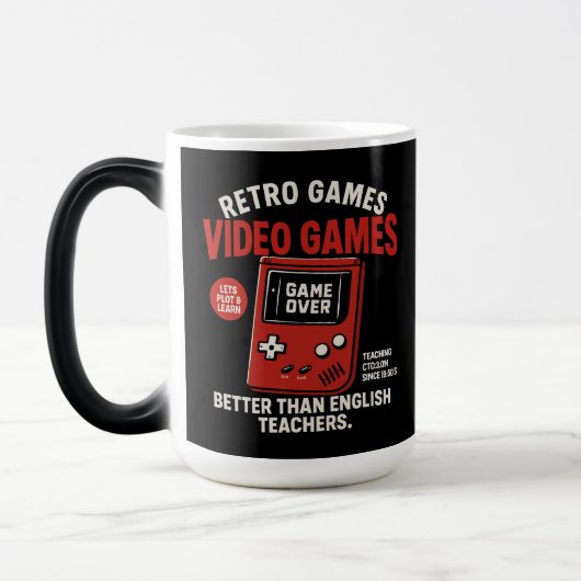 Retro games video games teaching english since Verwandlungstasse (Links)