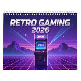 Retro Gaming 2026 Calendar Kalender