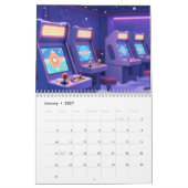 Retro Gaming 2026 Calendar Kalender (Jan 2027)