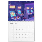 Retro Gaming 2026 Calendar Kalender (Jan 2027)