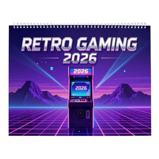 Retro Gaming 2026 Calendar Kalender (Titelbild)