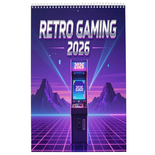 Retro Gaming 2026 Calendar Kalender (Titelbild)