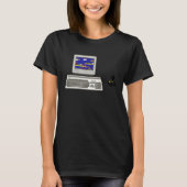 Retro Gaming Commodore A1200 Pixel T-Shirt (Vorderseite)