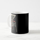 Retro-Gaming-Controller Alter Gamer mit Rollator L Kaffeetasse (Vorderseite Links)