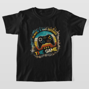 Retro-Gaming-Controller Vintage-Grafikdesign T-Shirt