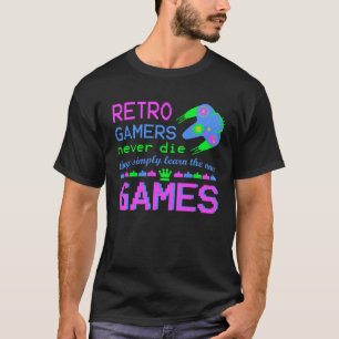 Retro Gaming für Spaß Vintag und neue Spiele T-Shirt