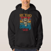 Retro Gaming God - Videospiel Hoodie (Vorderseite)