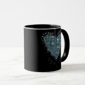 Retro-Gaming-Herz Videospiel-Controller Gamer Tasse (VorderseiteRechts)