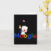 Retro Gaming Kawaii Video Game Moogle Kupo Gamer 2 Karte (Gelbe Blume)