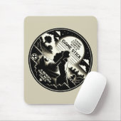 Retro-Gaming-Mauspad Joystick Art2 Mousepad (Mit Mouse)