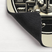 Retro-Gaming-Mauspad Joystick-Kunst Mousepad (Ecke)