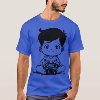 Retro-Gaming-Skizze Freunde T-Shirt