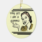 Retro Gamma-T-Shirts und Geschenke Keramikornament (Links)