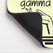 Retro Gamma-T-Shirts und Geschenke Mousepad (Ecke)