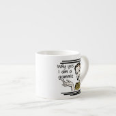 Retro Gammie Geschenke Espressotasse (Vorderseite Rechts)