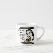 Retro Gammie Geschenke Espressotasse (Rechts)