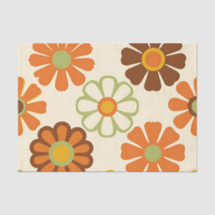 Retro-Gänseblümchen-Blumenmuster Seidenpapier