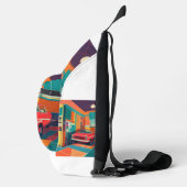 Retro Garage Vibes Crossbody Bag (Rechts)