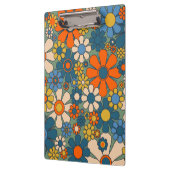 Retro Garden Blume Blumenmuster Klemmbrett (Links)