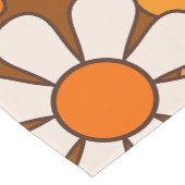 Retro Garden Groovy Floral 60er 70er Pattern Kurzer Tischläufer (Ecke)