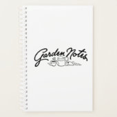 Retro Garden Notes Planer (Vorderseite)