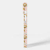 Retro Garden Pink Floral Muster Case-Mate iPhone Hülle (Rückseite / Links)